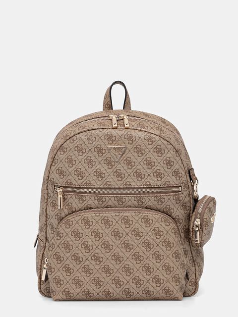 Guess plecak POWER PLAY damski kolor beżowy duży wzorzysty HWSL71 24350 - zdjęcie produktu nr 1