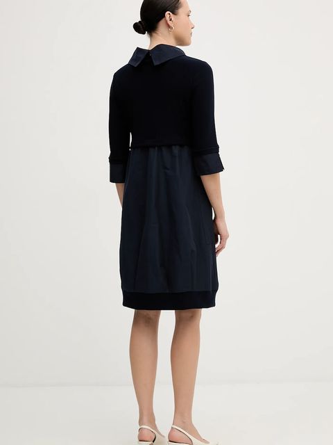 Joseph Ribkoff sukienka kolor granatowy mini rozkloszowana 173444