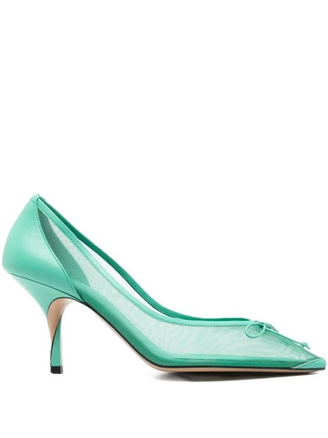 Jacquemus 80mm Les Escarpins Tourni pumps - Green - zdjęcie produktu nr 1
