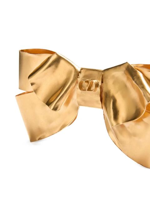 Valentino Garavani Trop Chou bow brooch - Gold