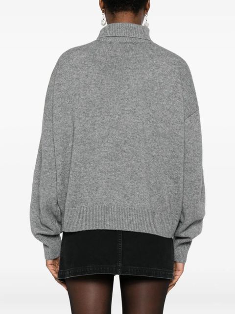 ISABEL MARANT Aspen roll-neck sweater - Grey - zdjęcie produktu nr 2