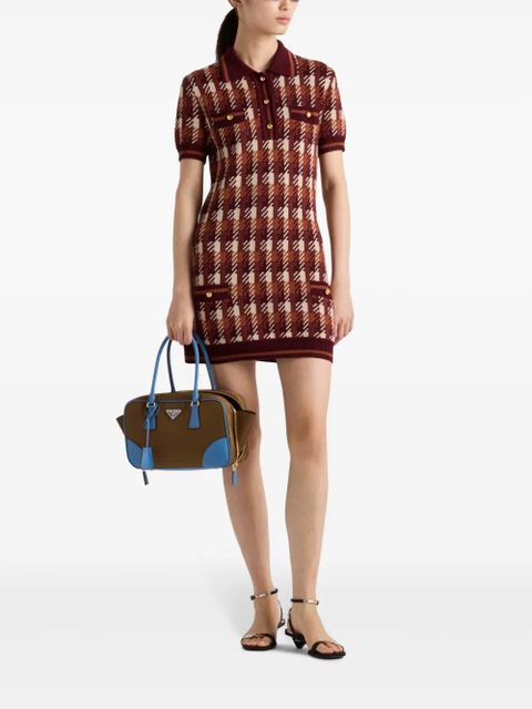 Prada wool knit mini dress - Red