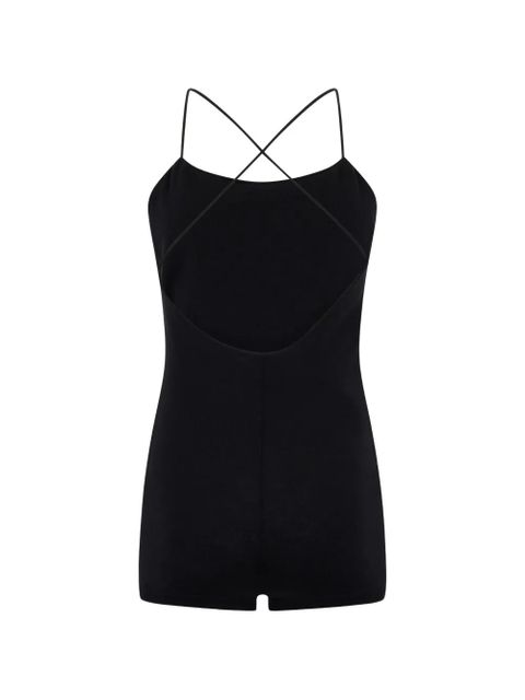 Valentino Garavani criss-cross-strap playsuit - Black - zdjęcie produktu nr 2