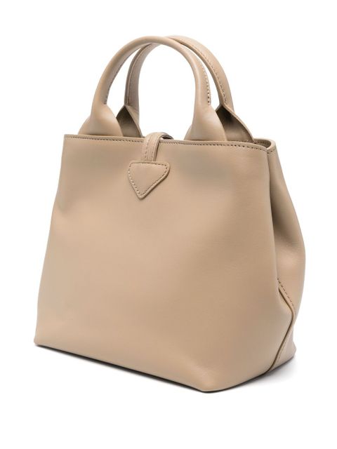 Longchamp small Le Roseau tote bag - Neutrals - zdjęcie produktu nr 2