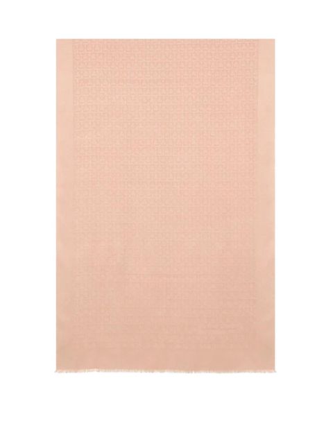 Ferragamo jacquard-logo gancini scarf - Neutrals - zdjęcie produktu nr 1