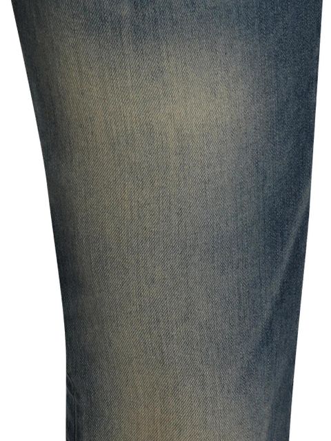 Diesel logo-patch flared jeans - Blue