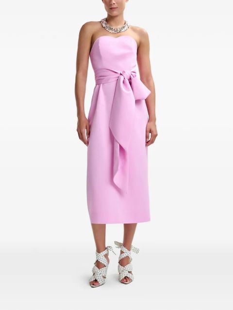 Essentiel Antwerp Juror sleeveless belted midi dress - Pink - zdjęcie produktu nr 2