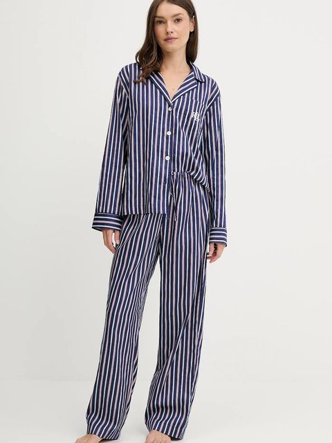 Lauren Ralph Lauren piżama damska kolor granatowy ILN92479 - zdjęcie produktu nr 1