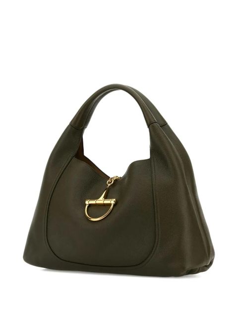 Gucci large Softbit leather shoulder bag - Green - zdjęcie produktu nr 2