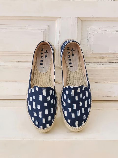 Manebi double-sole patterned espadrilles - Blue - zdjęcie produktu nr 2
