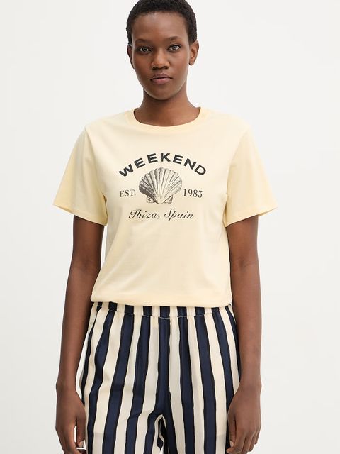 Weekend Max Mara t-shirt bawełniany BORA