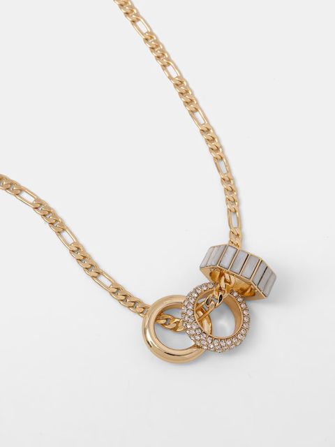 DKNY kolczyki damskie metalowe - zdjęcie produktu nr 1