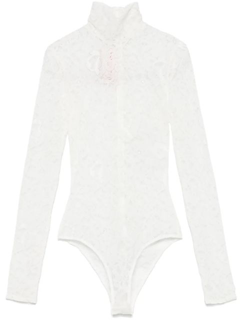 Valentino Garavani rebrodé lace bodysuit - White - zdjęcie produktu nr 1