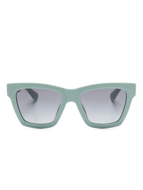 Gucci Eyewear cat eye sunglasses - Green - zdjęcie produktu nr 1