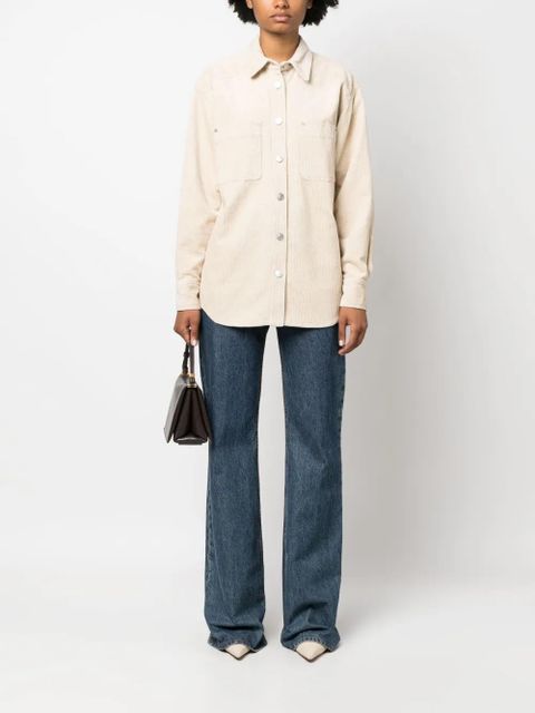 MARANT ÉTOILE Randal cotton shirt - Neutrals - zdjęcie produktu nr 2