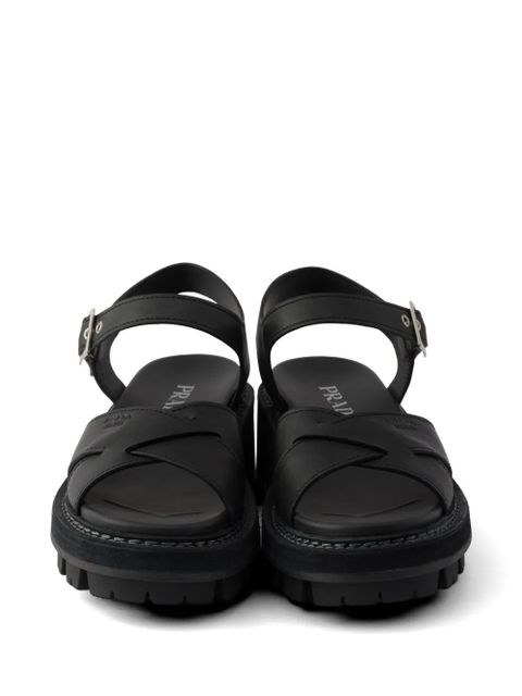 Prada leather sandals - Black
