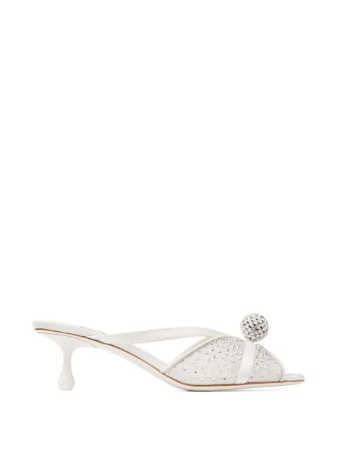 Jimmy Choo Siva embellished sandals - Silver - zdjęcie produktu nr 1