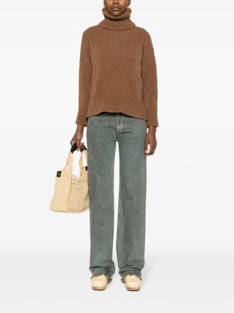 Alanui Finest roll-neck jumper - Brown