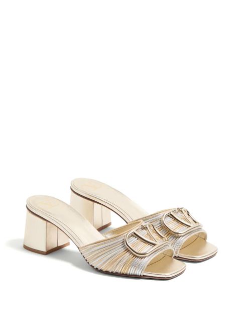 Valentino Garavani 60mm VLogo Signature sandals - Silver