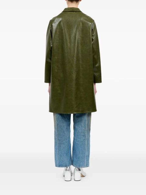 MM6 Maison Margiela buttoned single-breasted coat - Green