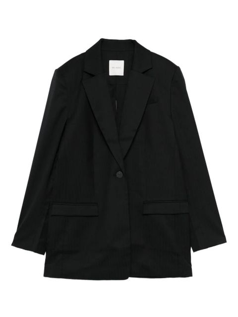 St. Agni pinstriped split-detail blazer - Black - zdjęcie produktu nr 1