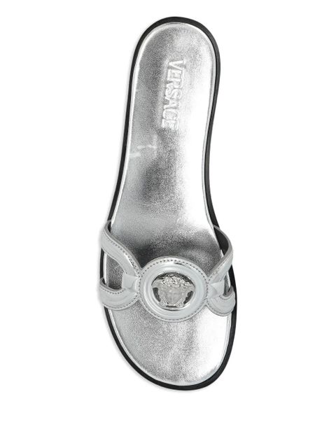 Versace Medusa Head sandals - Silver