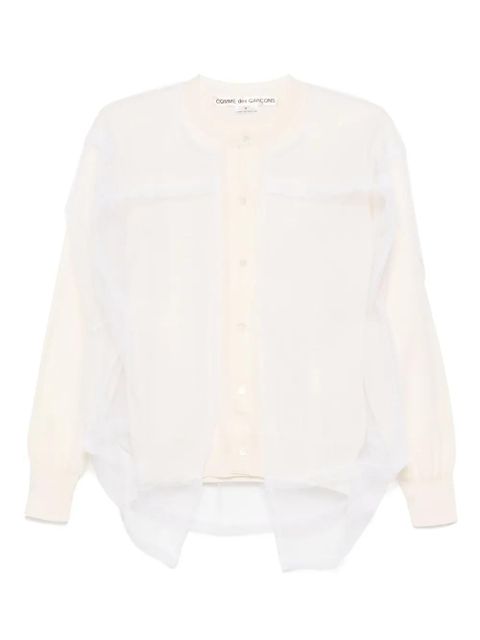 Comme Des Garçons wool cardigan - Neutrals - zdjęcie produktu nr 1