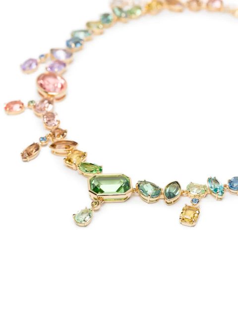 Swarovski mixed-cuts necklace - Gold