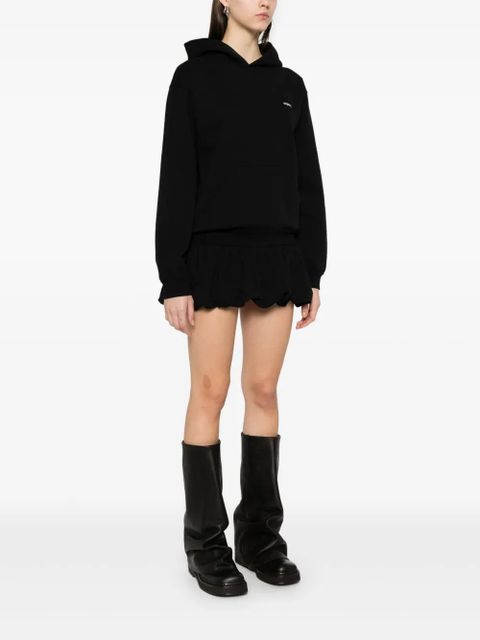 Coperni Basque logo mini dress - Black