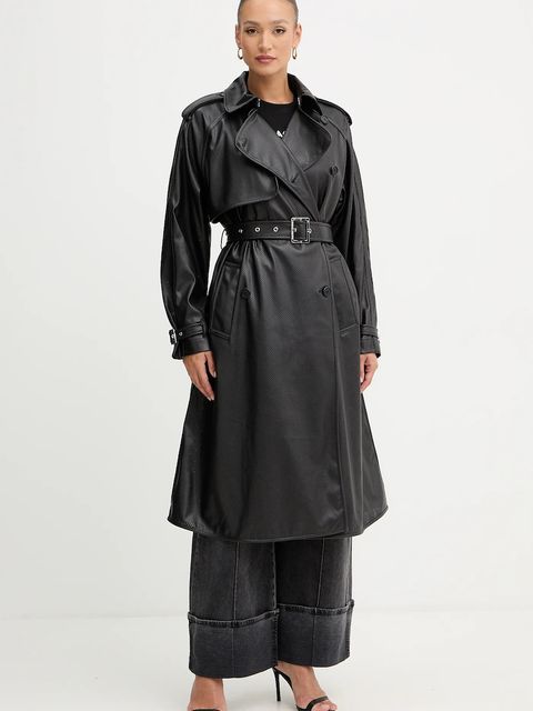 Karl Lagerfeld trencz kolor czarny B1W15008 - zdjęcie produktu nr 1