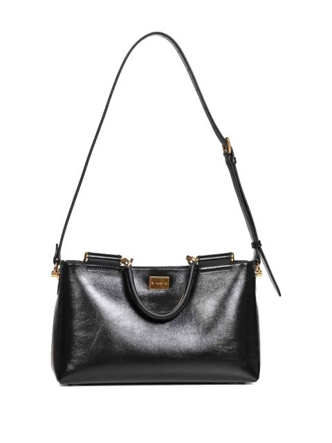 Dolce & Gabbana mini Vittoria leather shoulder bag - Black - zdjęcie produktu nr 2
