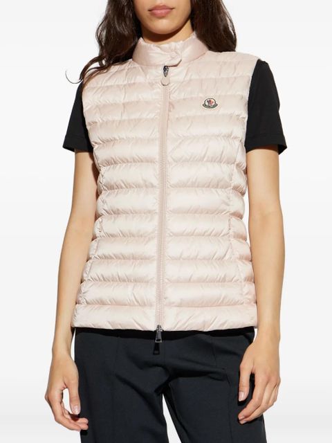 Moncler Ghany quilted sleeveless gilet - Pink - zdjęcie produktu nr 2