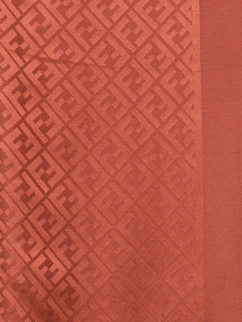 FENDI FF logo-pattern scarf - Brown - zdjęcie produktu nr 2