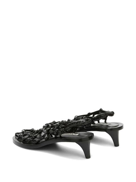 Jil Sander woven pumps - Black - zdjęcie produktu nr 2