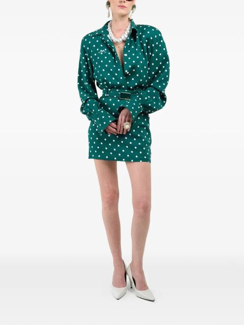 Rowen Rose polka-dots raglan shirt - Green - zdjęcie produktu nr 2