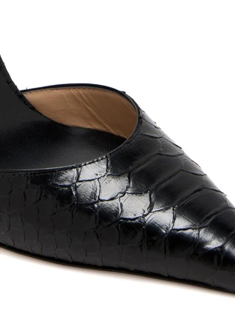 TOM FORD D'Orsay pointed textured heel pumps - Black