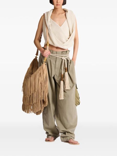 Balmain high-waisted cargo pants - Green - zdjęcie produktu nr 2