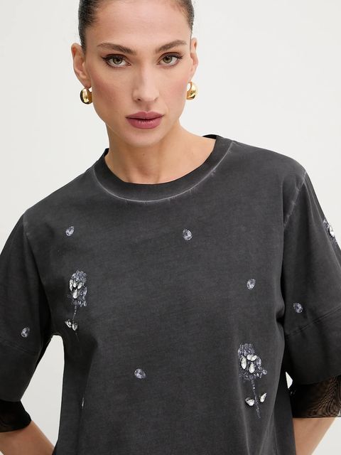 Pinko sukienka bawełniana REIMAGINE by Patrick Mcdowell - zdjęcie produktu nr 2