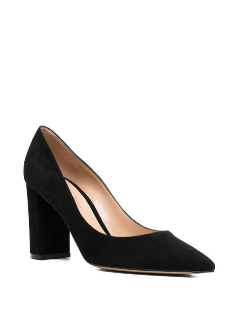 Gianvito Rossi 85mm Piper pointed block-heel pumps - Black - zdjęcie produktu nr 2