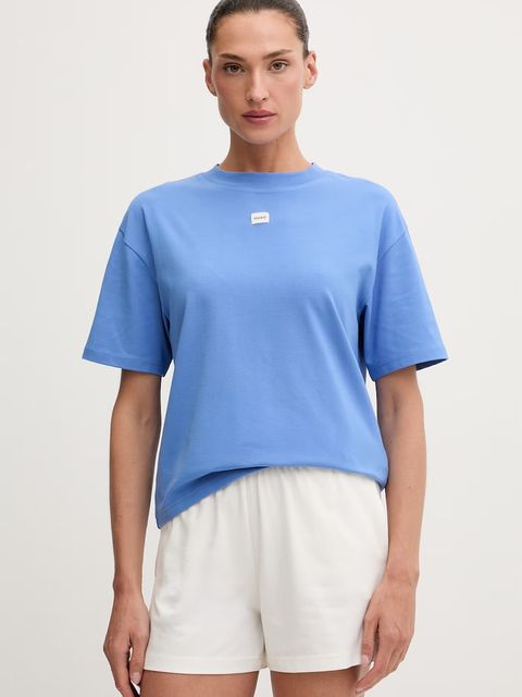 HUGO T-shirt oversize damski z modalem SIGNATURE_TSHIRT - zdjęcie produktu nr 1