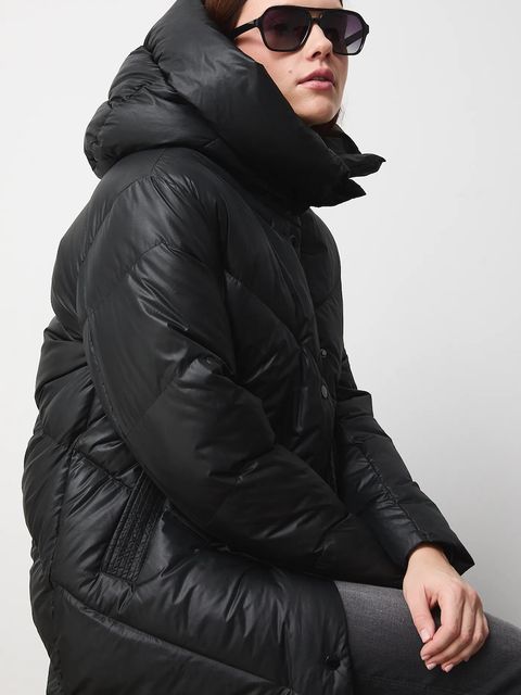 Medicine płaszcz puchowy damski kolor czarny zimowy