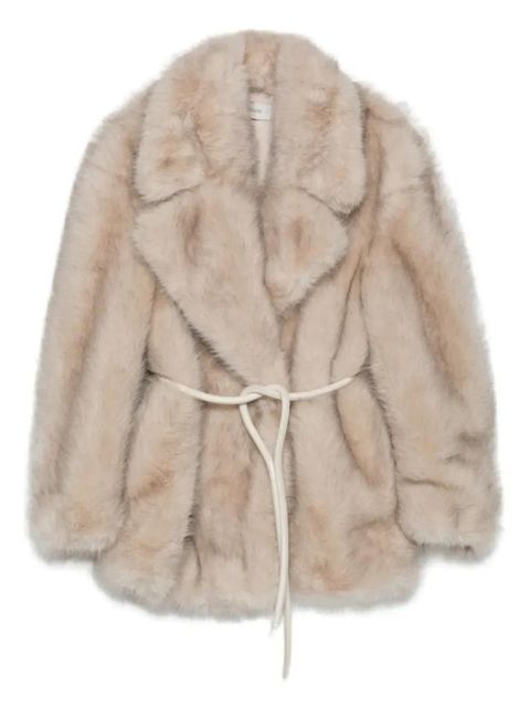 Sportmax Rosaria faux-fur coat - Neutrals - zdjęcie produktu nr 1