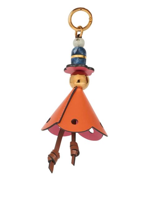 ETRO flower marbles leather charm bag - Orange - zdjęcie produktu nr 2