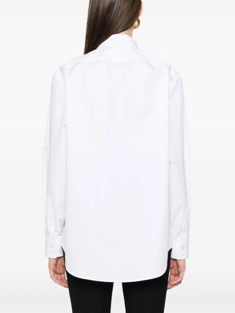 Gucci embossed poplin shirt - White