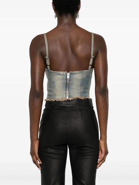 MISBHV Lara denim cropped top - Blue - zdjęcie produktu nr 2