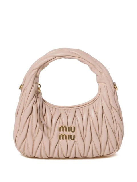 Miu Miu Wander matelassé tote bag - Pink - zdjęcie produktu nr 1