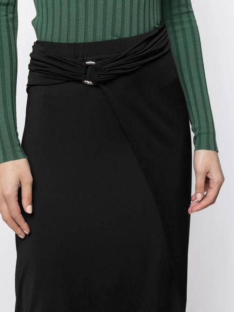 Rabanne belted-waist skirt - Black