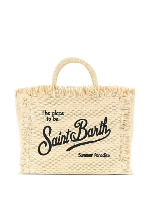 MC2 Saint Barth Colette fringed beach bag - Neutrals - zdjęcie produktu nr 1