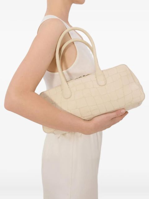 LouLou de Saison Mawi rectangular shoulder bag - Neutrals
