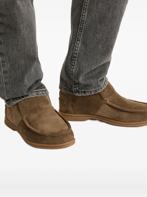 Yves Salomon Merinillo leather boots - Brown